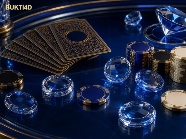Ilustrasi mobile card games bukti4d di perangkat seluler